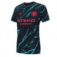 Koszulka piłkarska Manchester City Erling Haaland #9 Strój Trzeci dla kobiety 2023-24 tanio Krótki Rękaw